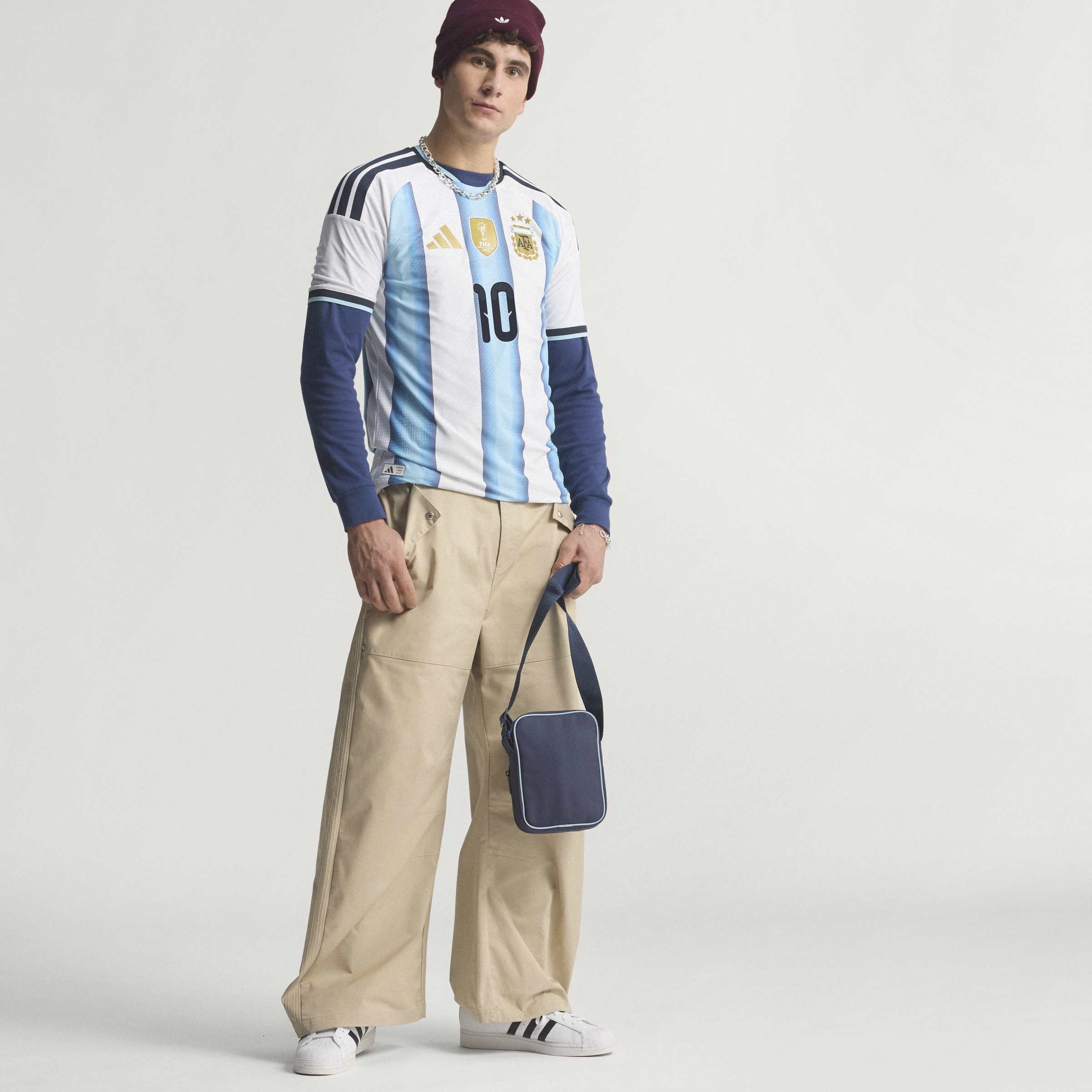 adidas Argentina 26 Home Messi Authentic Jersey