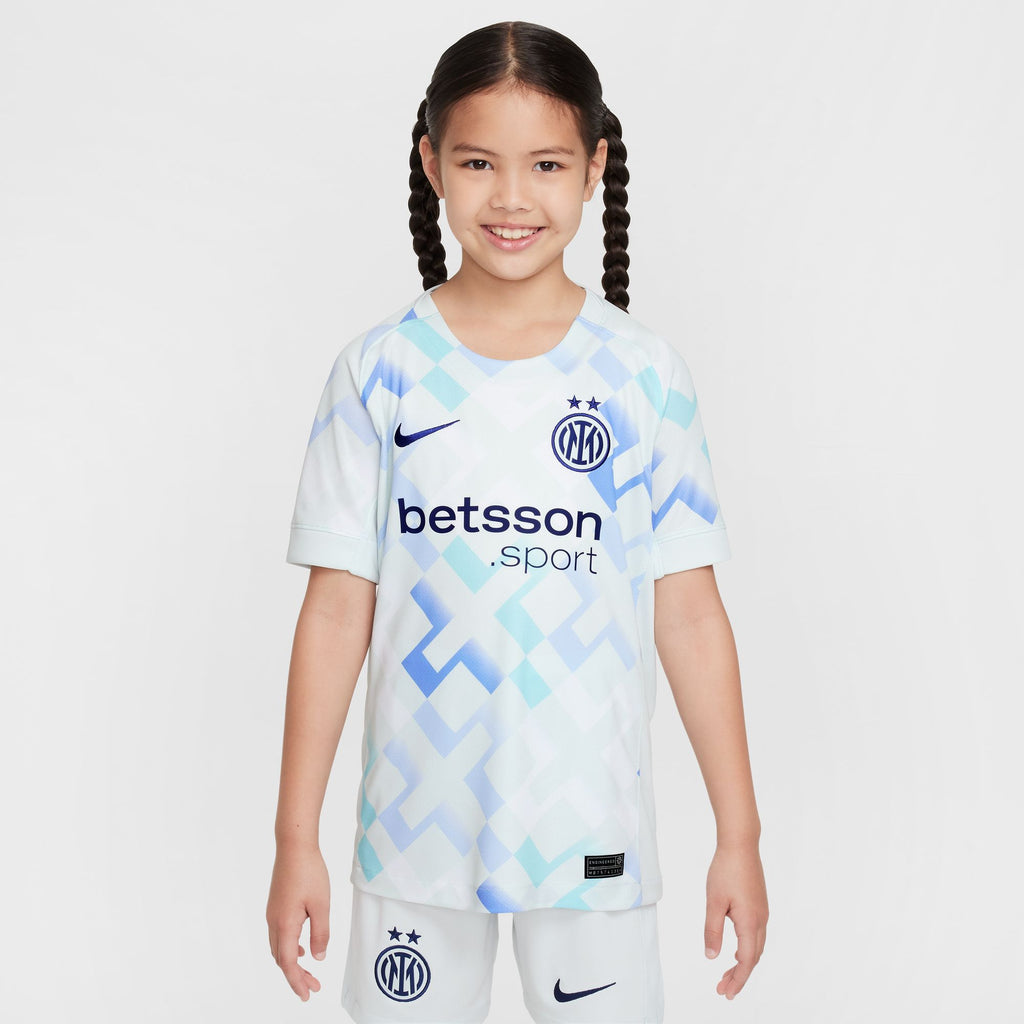Inter Milan 2025/26 Stadium Away Big Kids' Nike Dri-FIT Replica Jersey