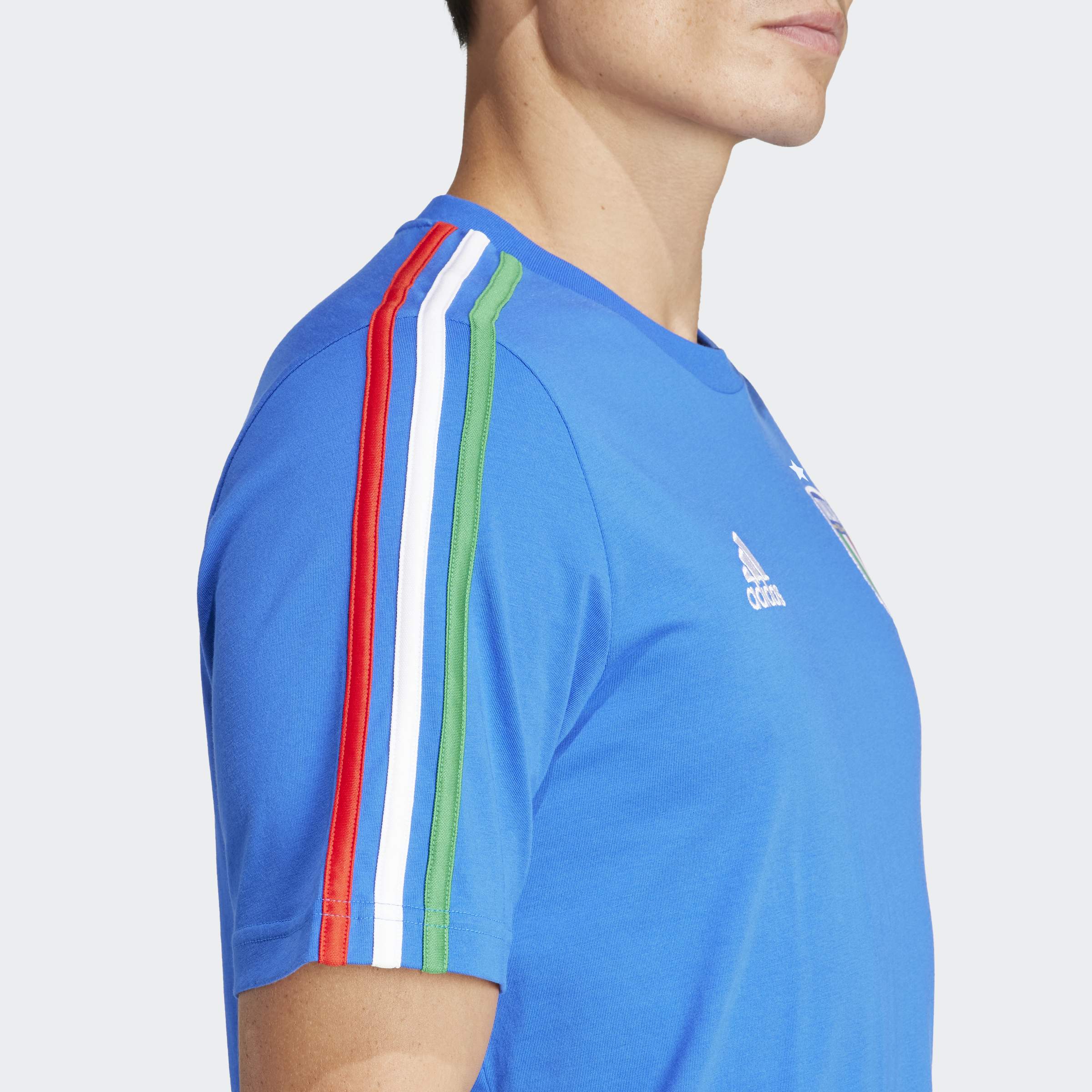 adidas Italy DNA 3-Stripes T-Shirt