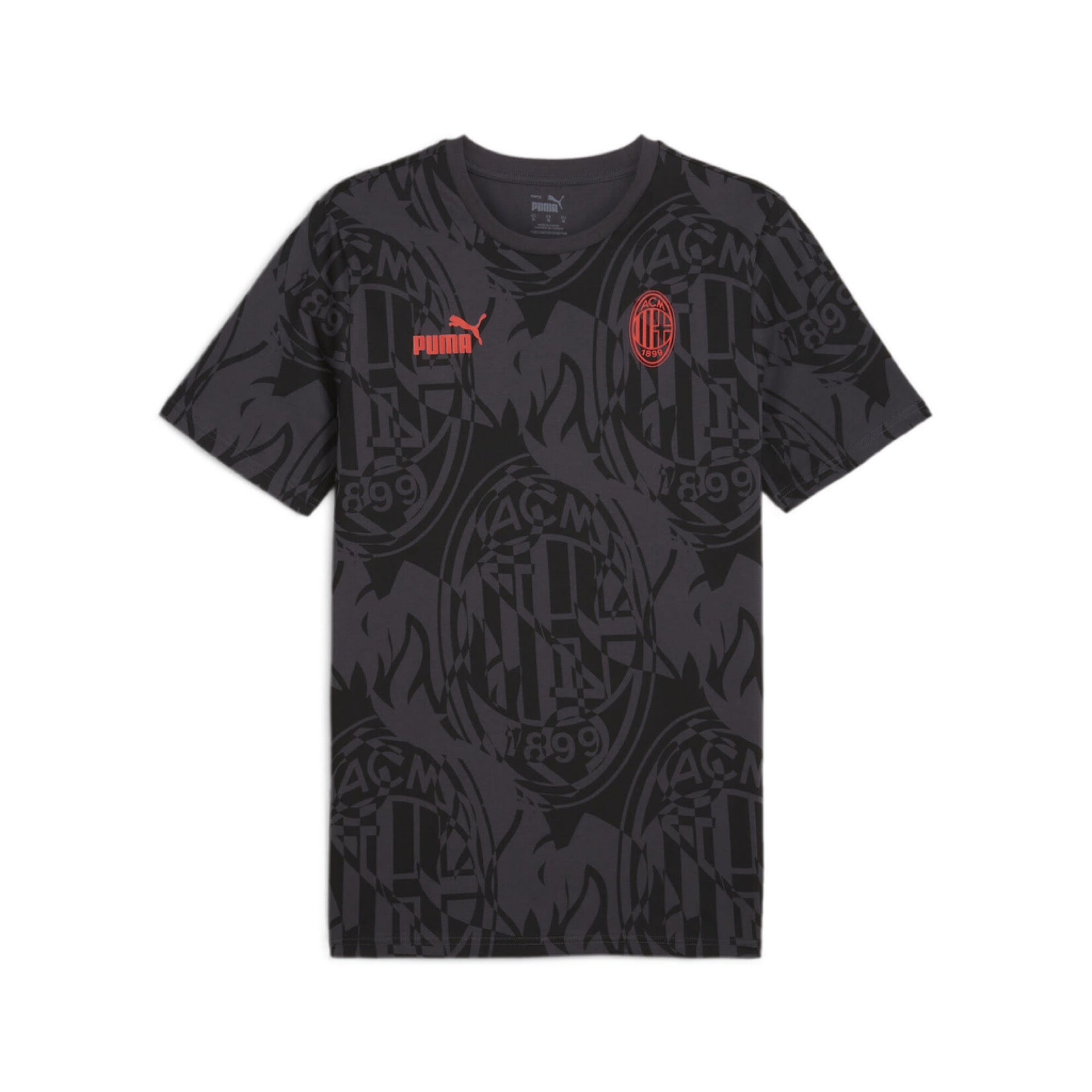 PUMA AC Milan Football Culture Tee AOP