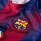 FC Barcelona 2025/26 Stadium Home Little Kids' Nike Replica 3-Piece Kit