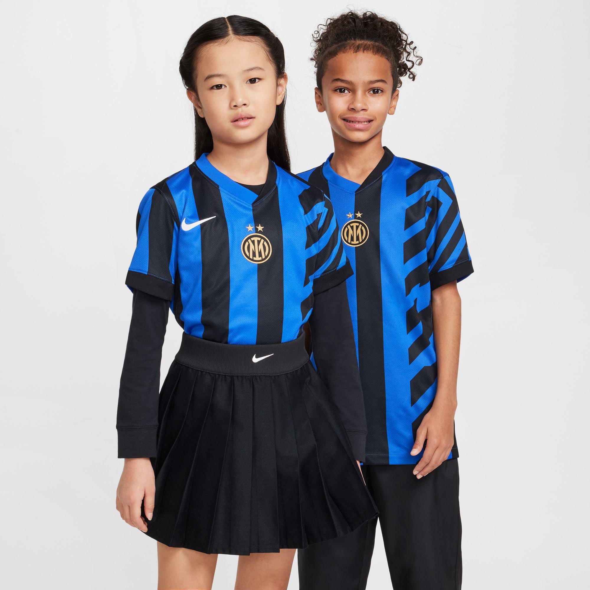 Inter Milan 2024/25 Stadium Home Big Kids' Nike Dri-FIT Replica Jersey