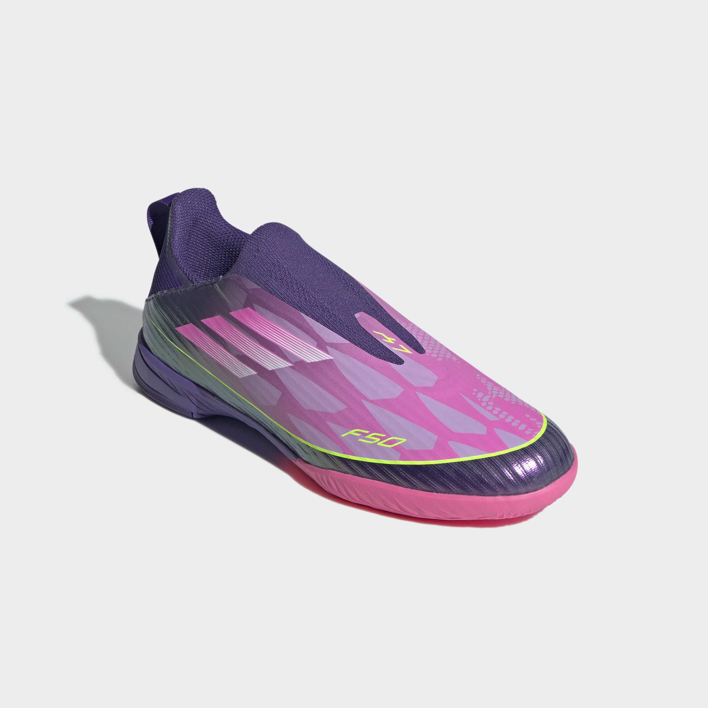 adidas F50 LEAGUE LAMINE YAMAL Laceless Indoor Football Boots Kids