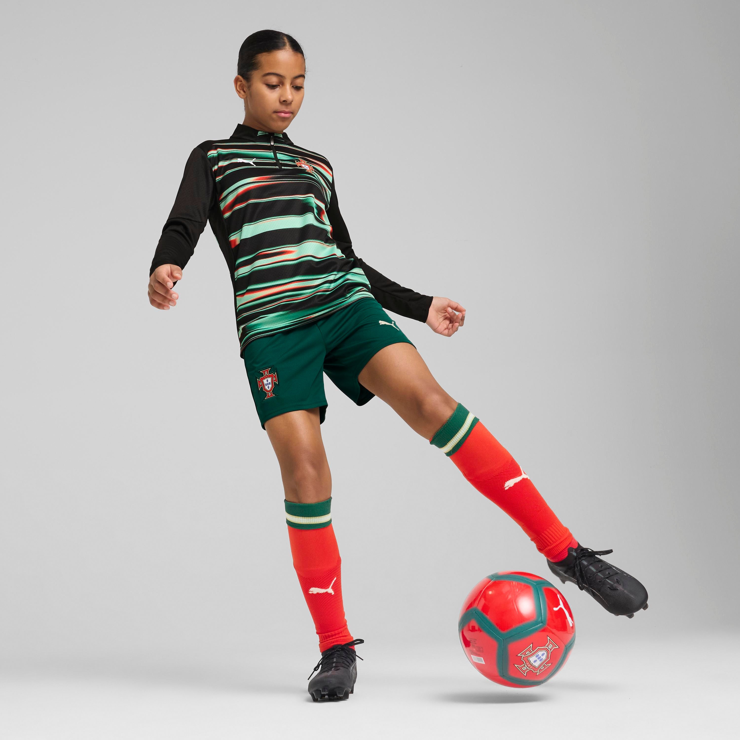 PUMA Portugal Pre-Match 1/4 Zip Top Kids