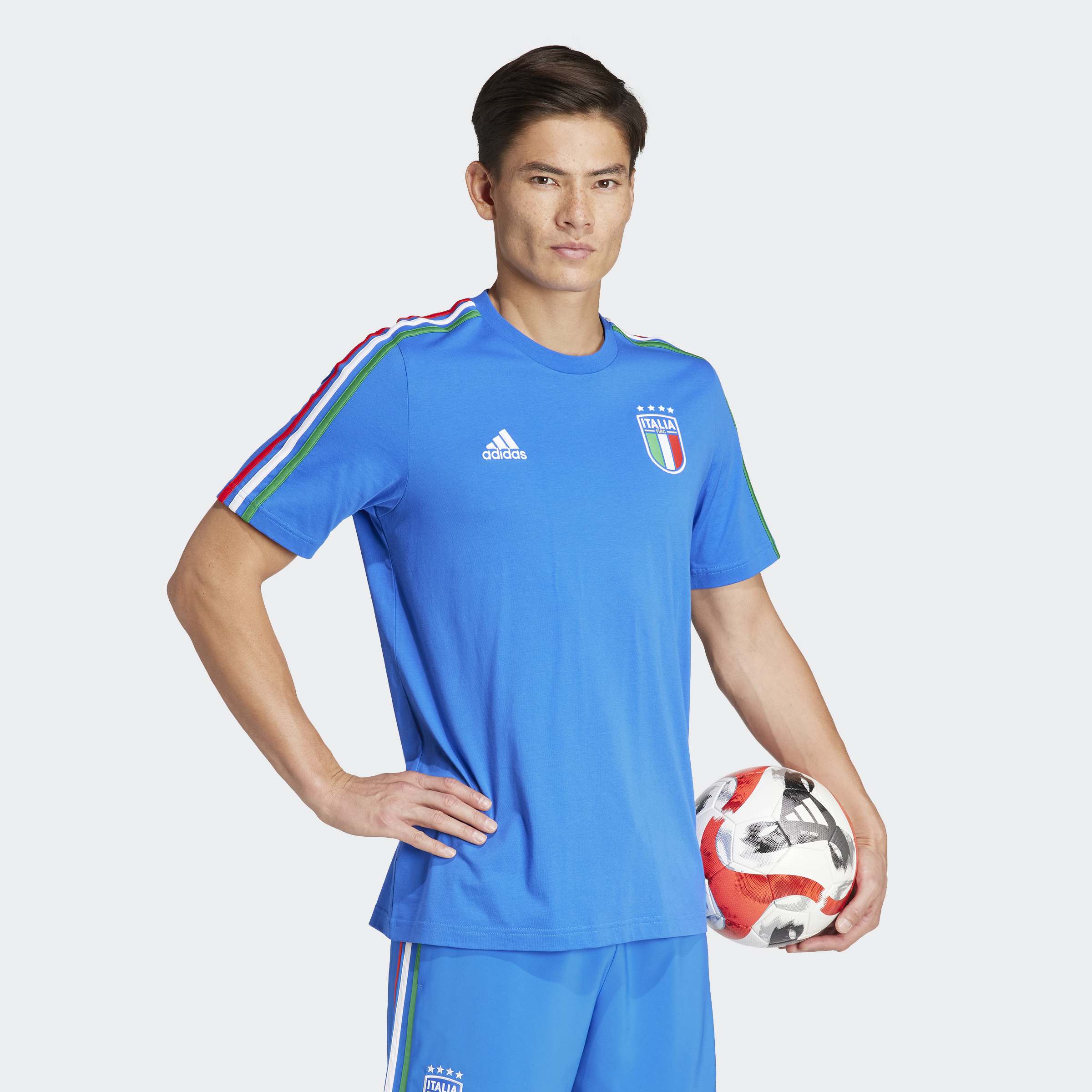adidas Italy DNA 3-Stripes T-Shirt
