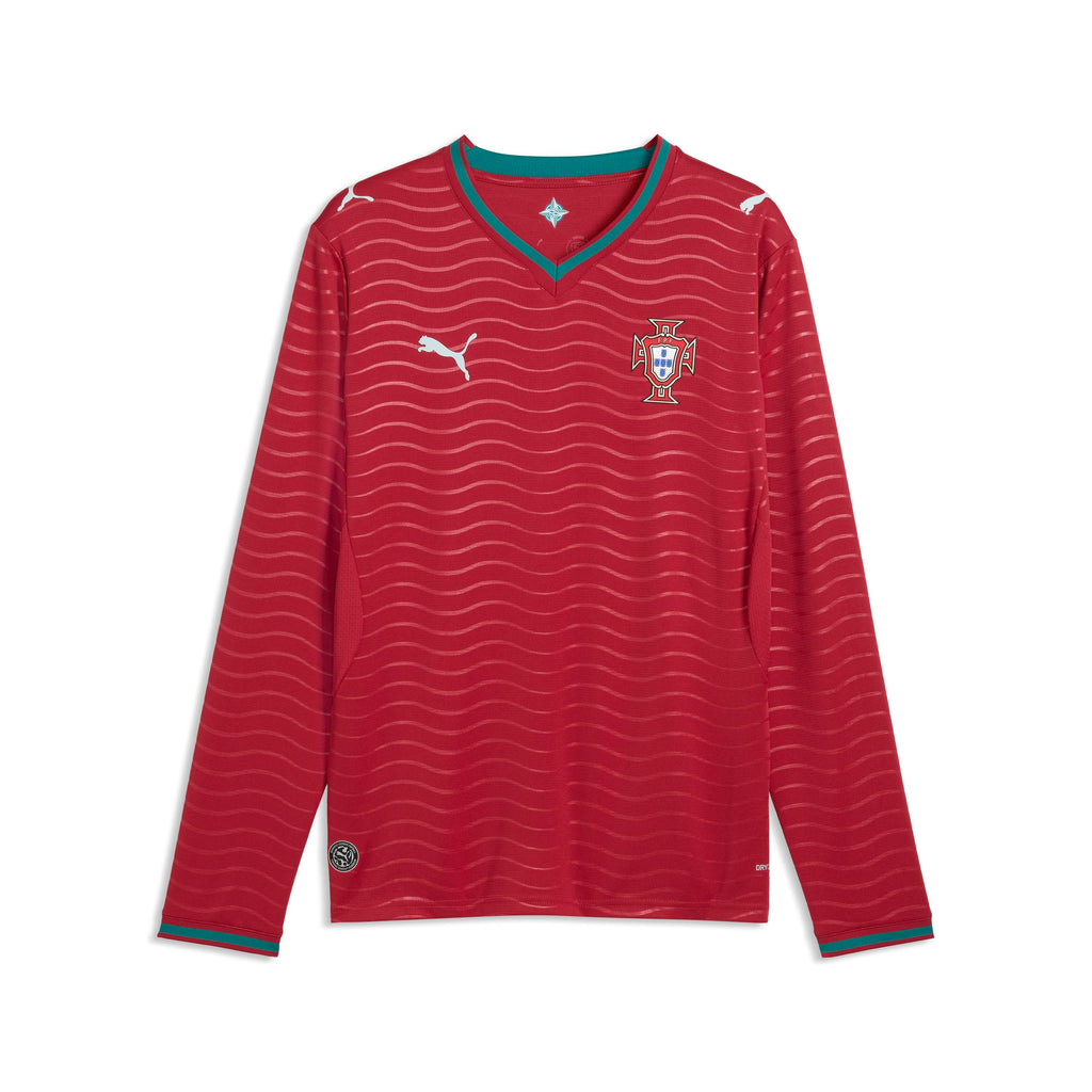 PUMA Portugal 2026 Home Men's Long Sleeve Soccer Jersey