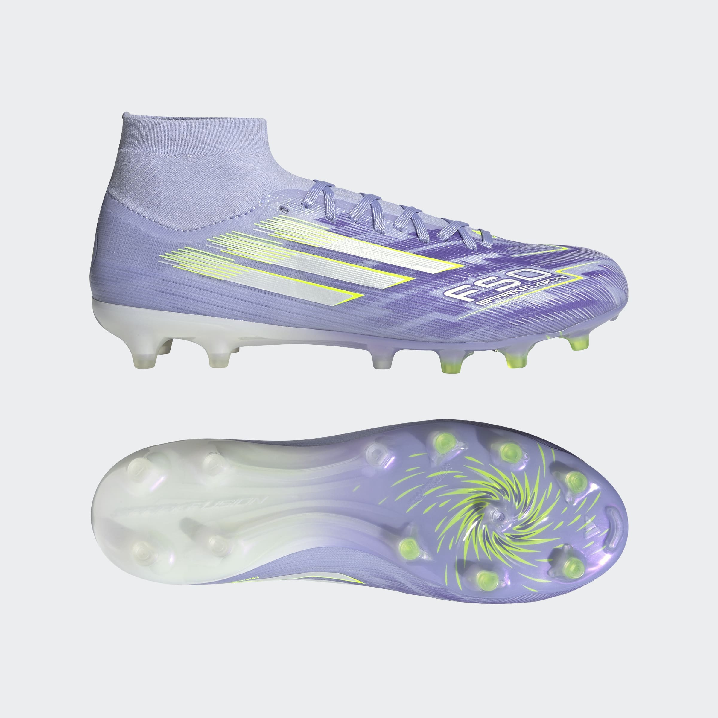 adidas F50 Sparkfusion Pro Mid Firm Ground/Artificial Grass Cleats