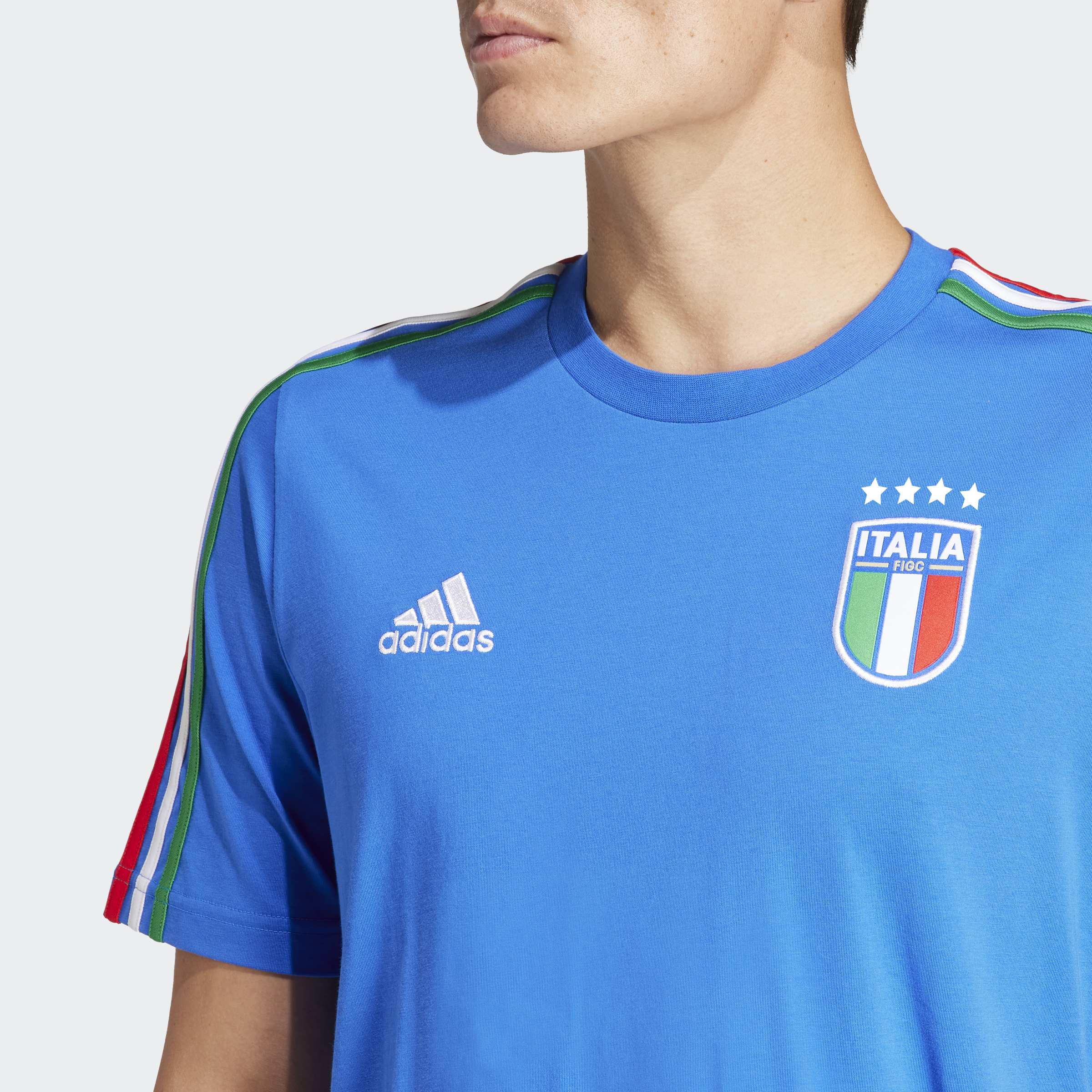adidas Italy DNA 3-Stripes T-Shirt