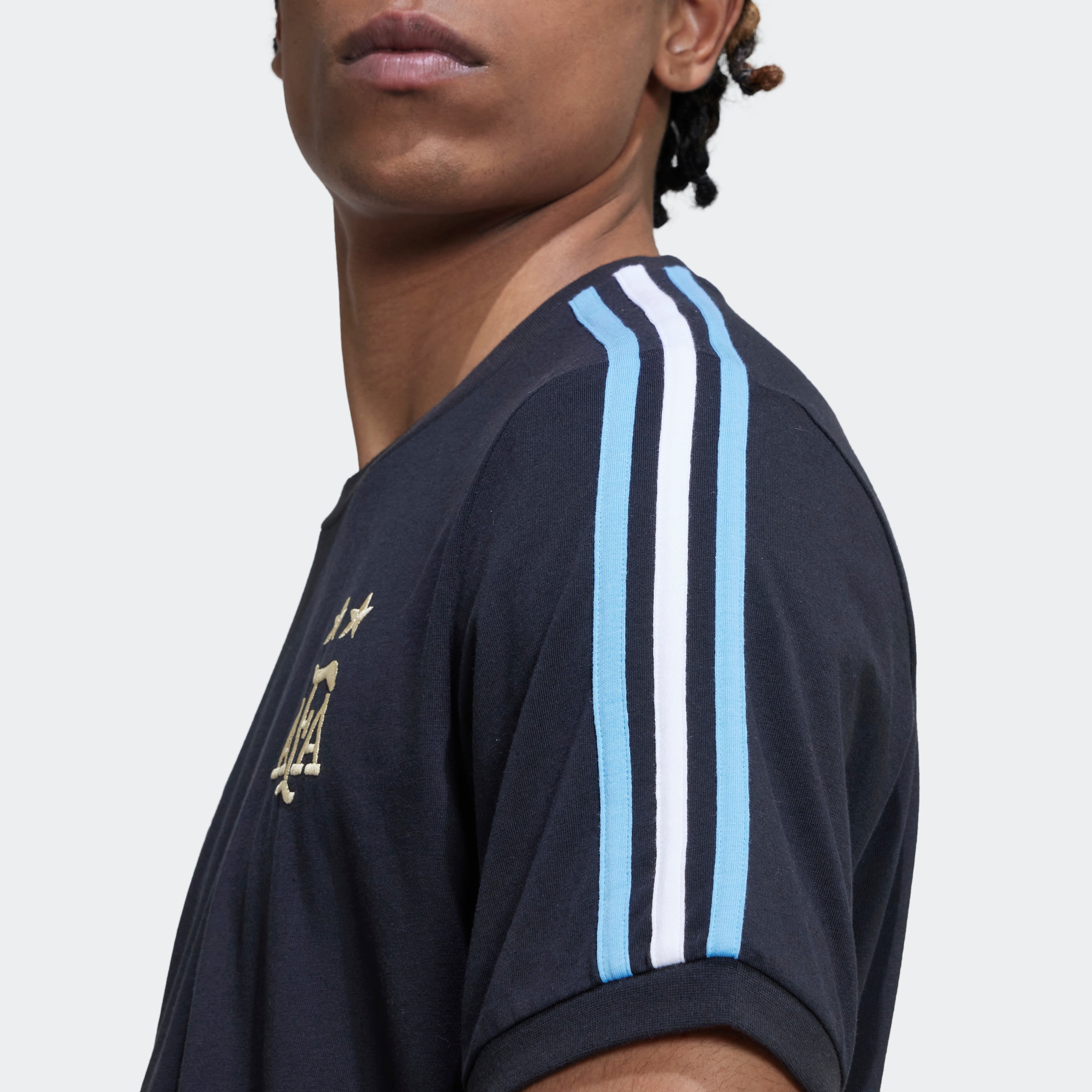 adidas Argentina DNA 3-Stripes T-Shirt