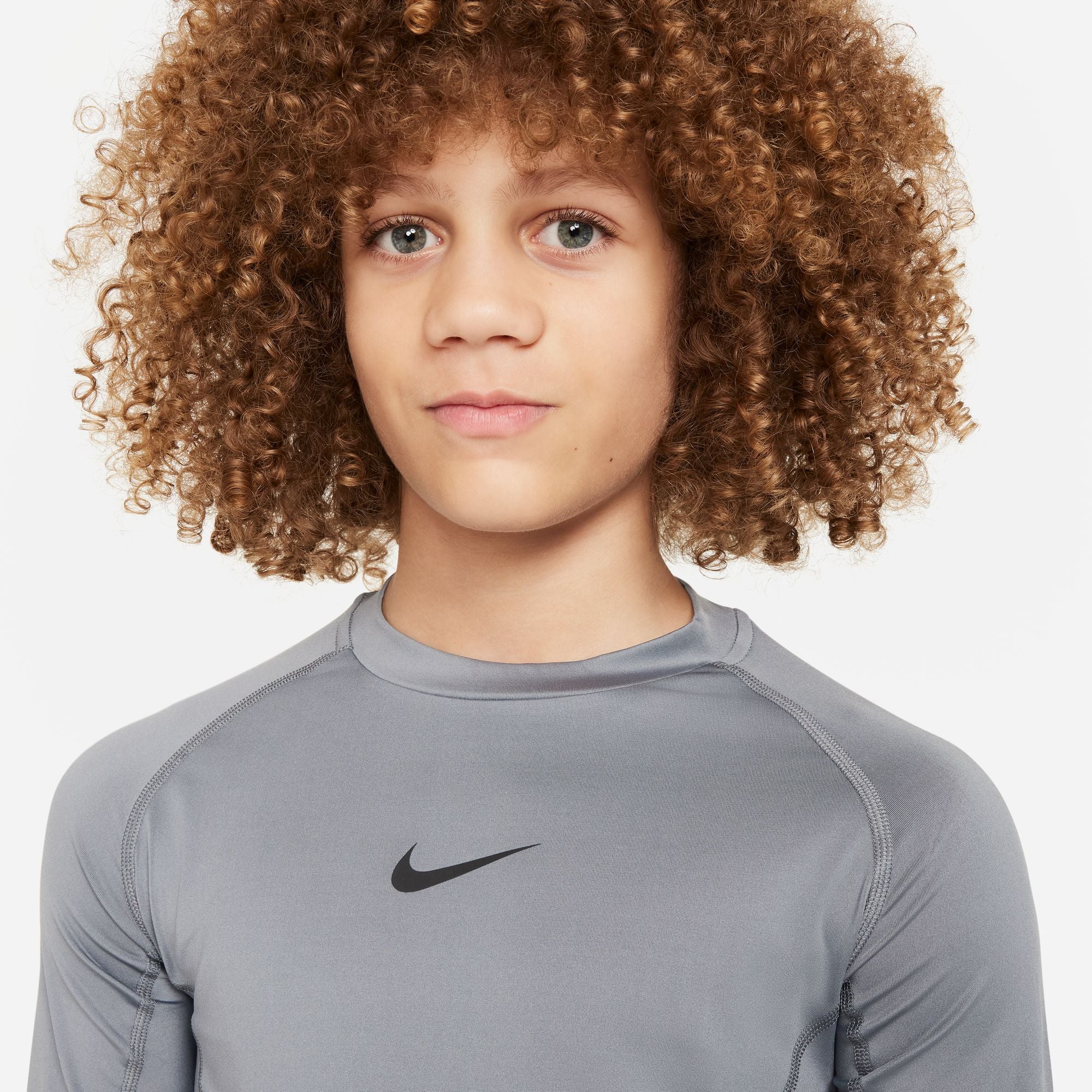 Nike Pro Big Kids' (Boys') Dri-FIT Long-Sleeve Top
