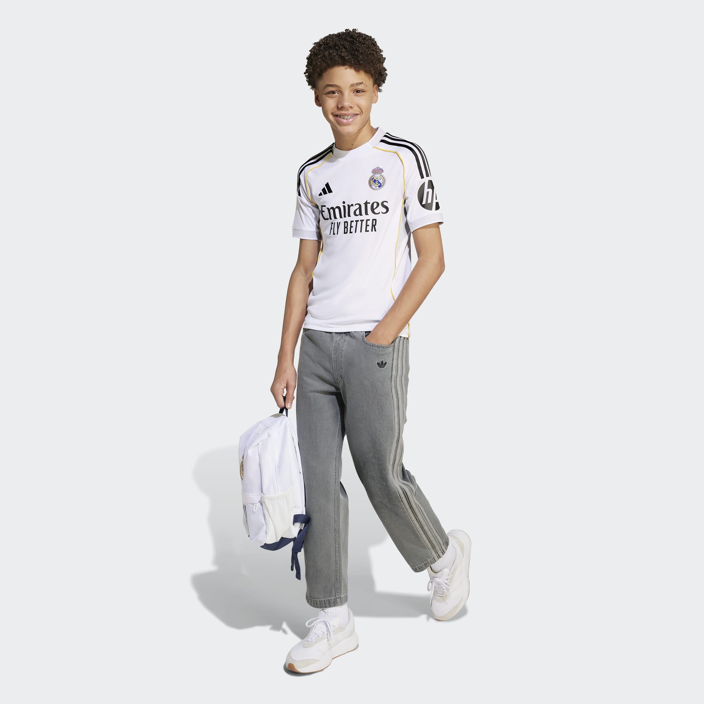 adidas Real Madrid 25/26 Home Jersey Kids