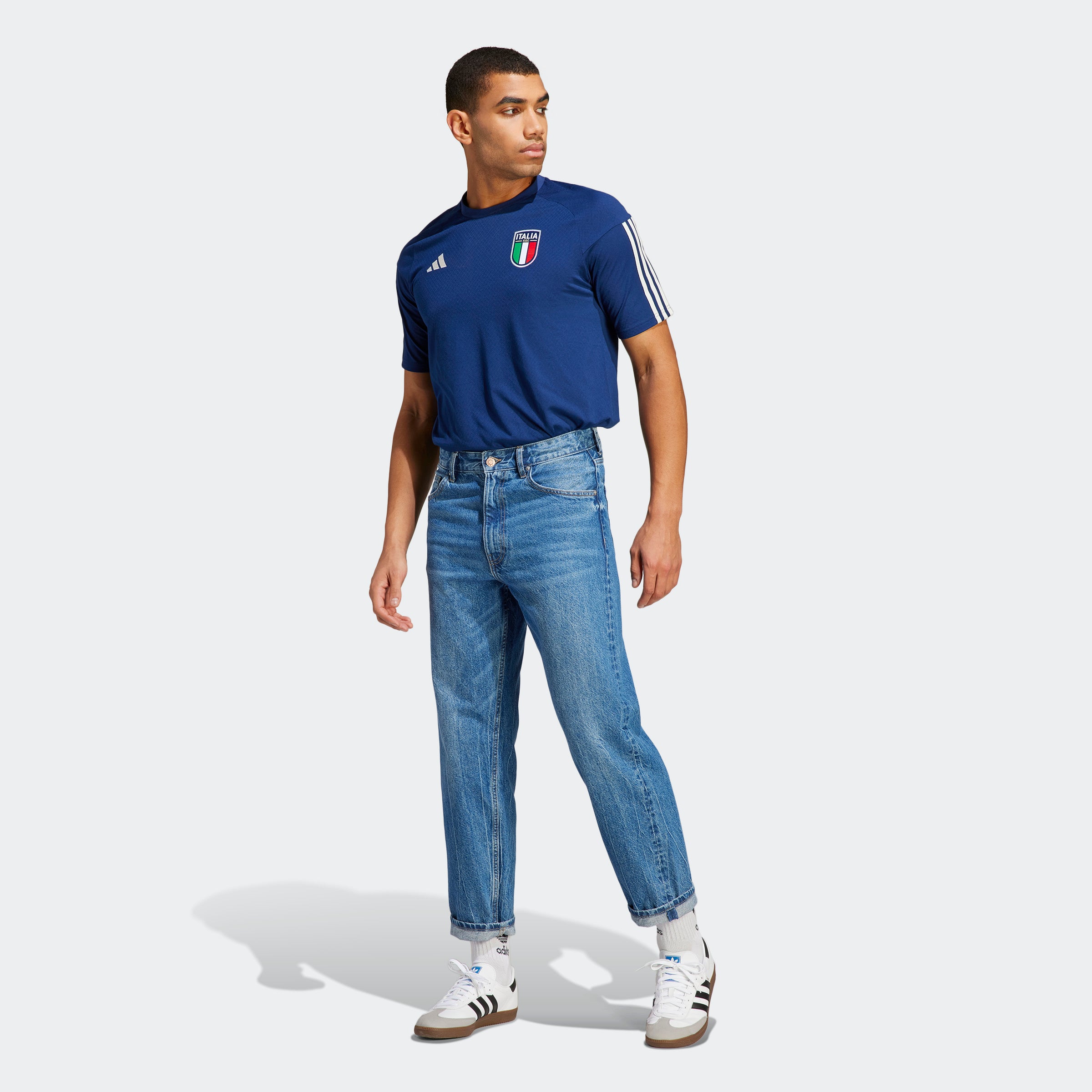 adidas Italy Tiro 23 Cotton T-Shirt