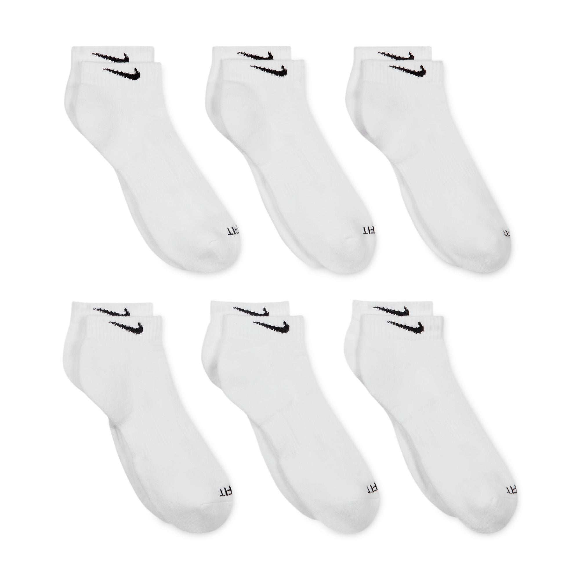 Nike Everyday Plus Cushioned Training Low Socks (6 Pairs)