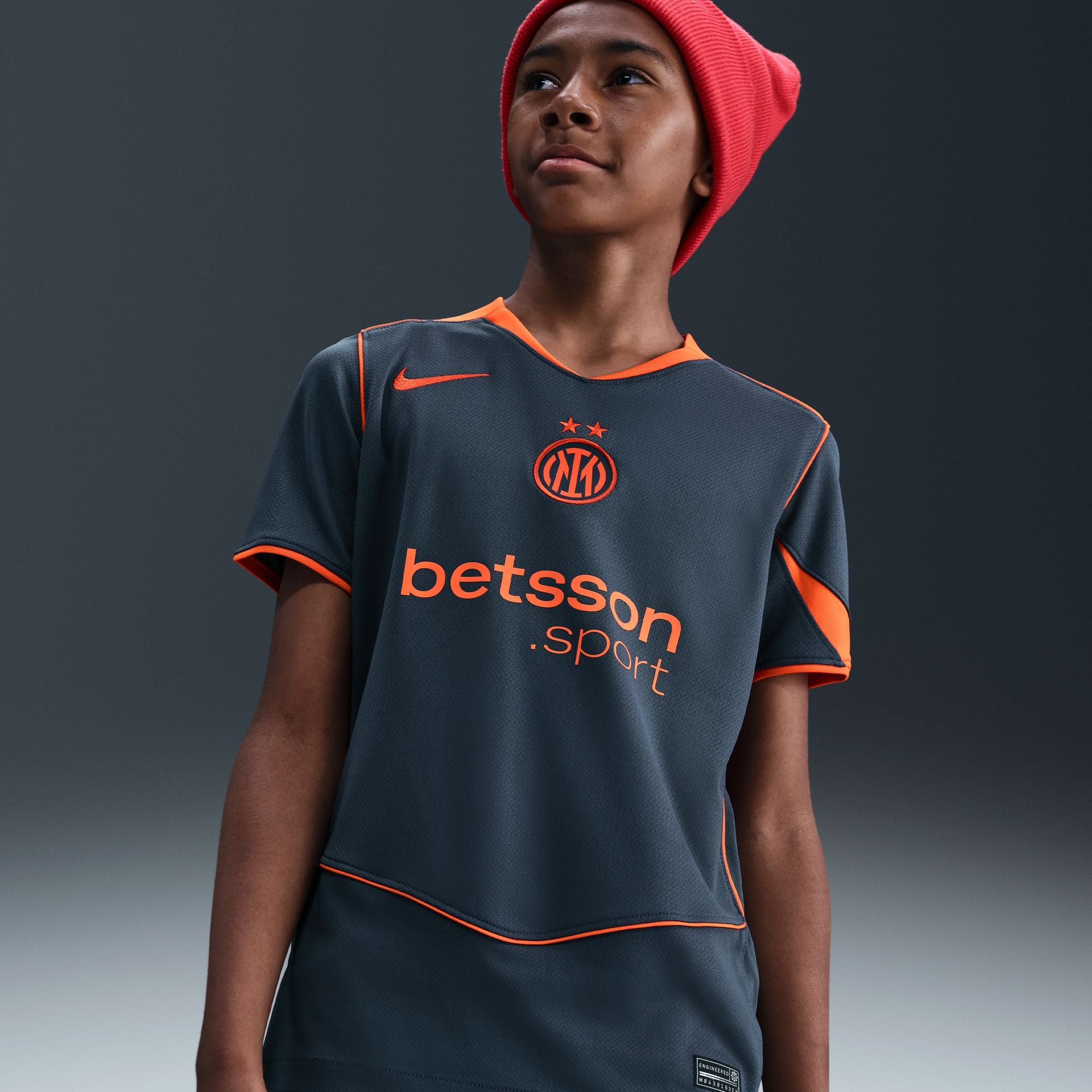 Inter Milan 2025/26 Stadium Third Big Kids' Nike Dri-FIT Total 90 Replica Jersey