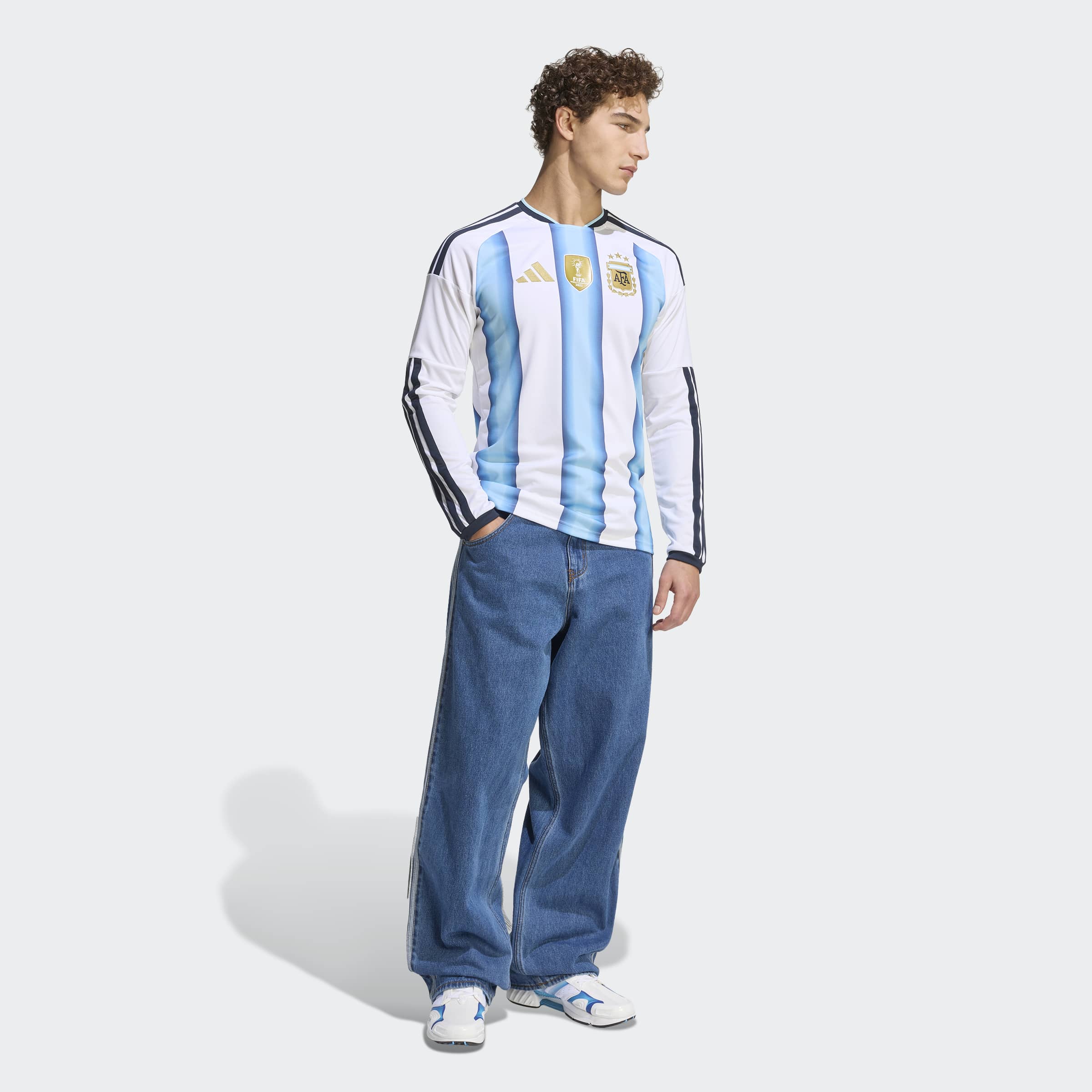 adidas Argentina 26 Home Replica Long Sleeve Jersey