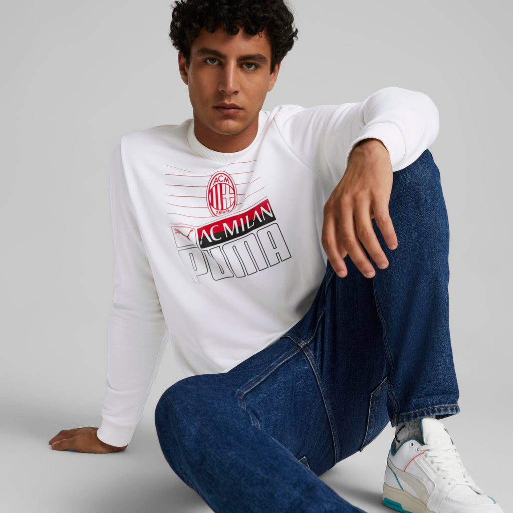 PUMA AC Milan Football Core Crewneck