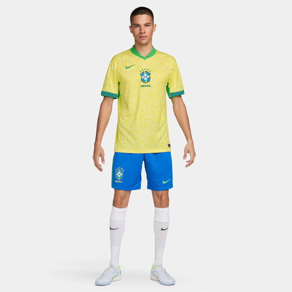 Brazil 2024 Stadium Home Men's Nike Dri-FIT Soccer Replica Jersey