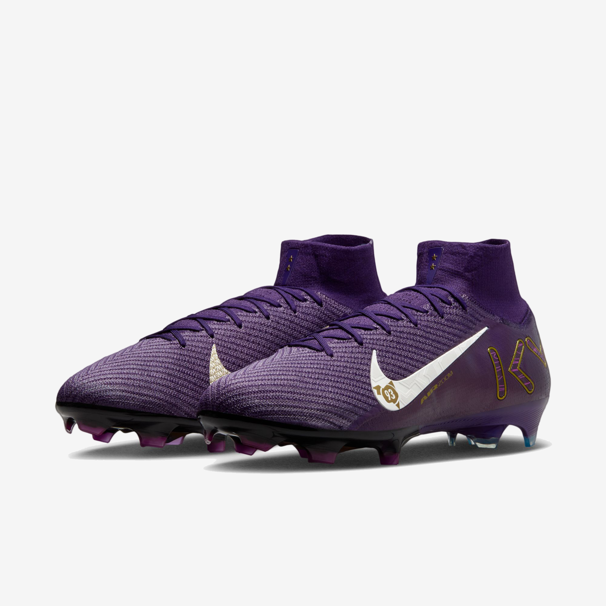 Kylian Mbappé Nike Mercurial Superfly 10 Elite Firm-Ground High-Top Soccer Cleats
