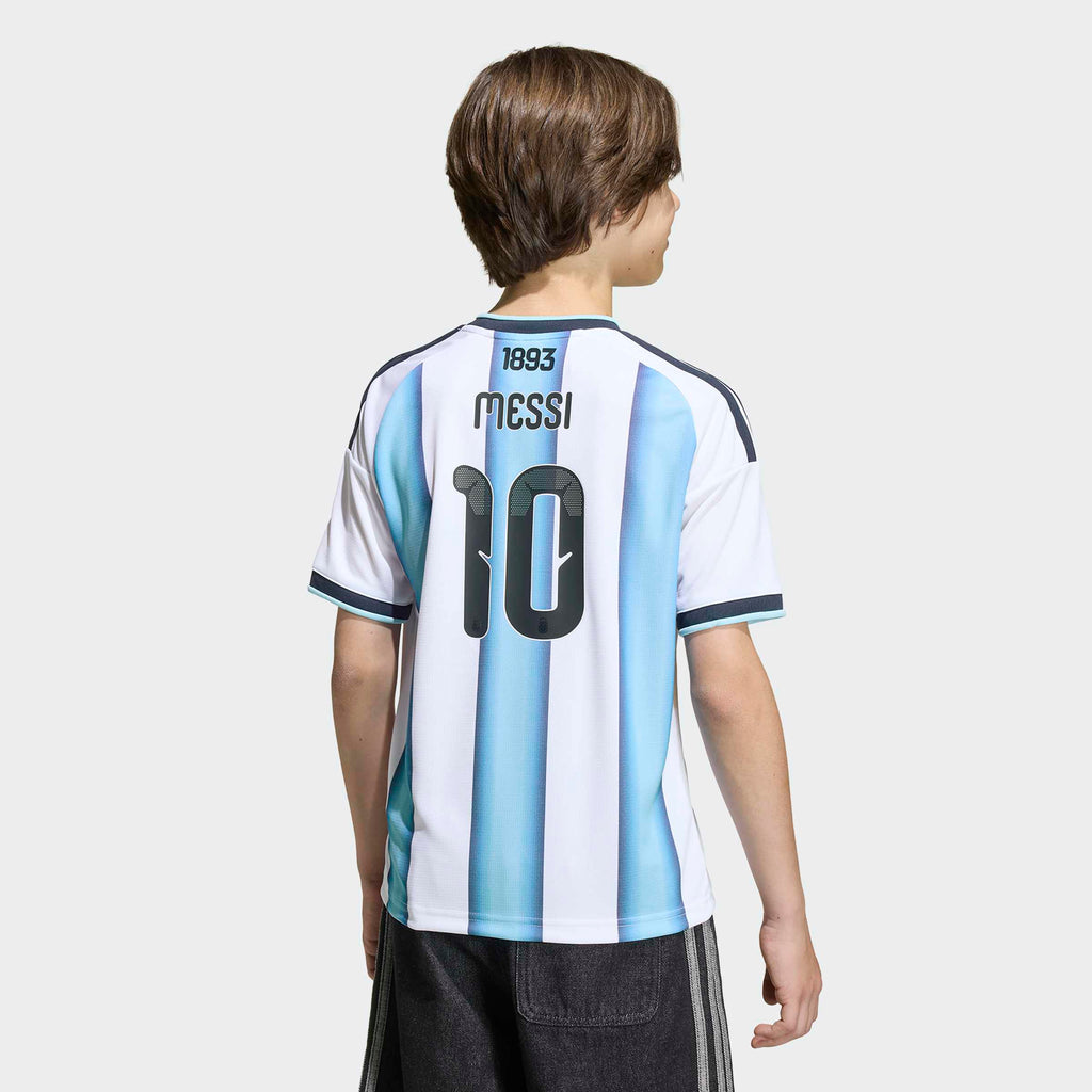 adidas Argentina 26 Home Replica Messi Kids Jersey