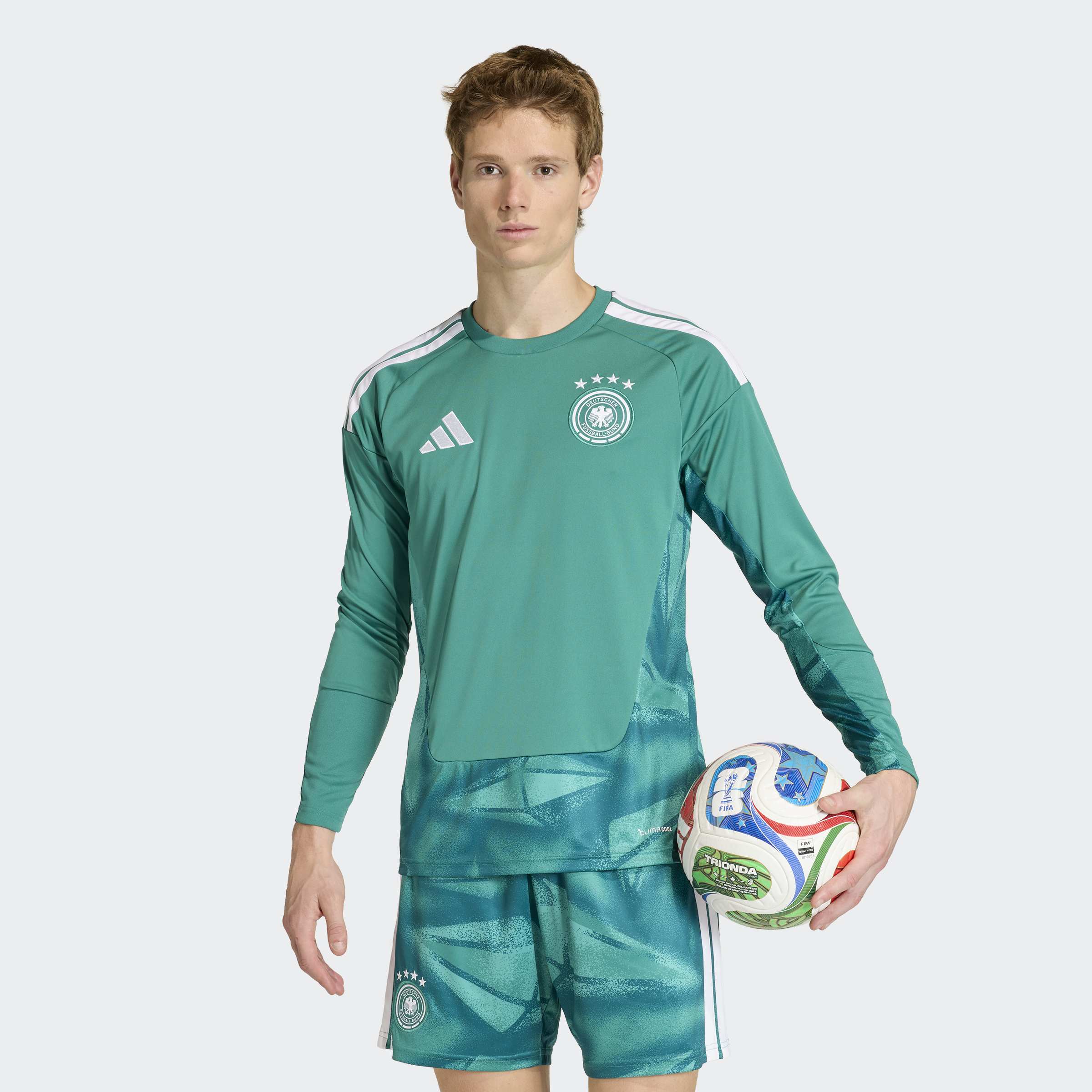 adidas Germany 26 Home Replica Goalkeeper Long Sleeve Jersey
