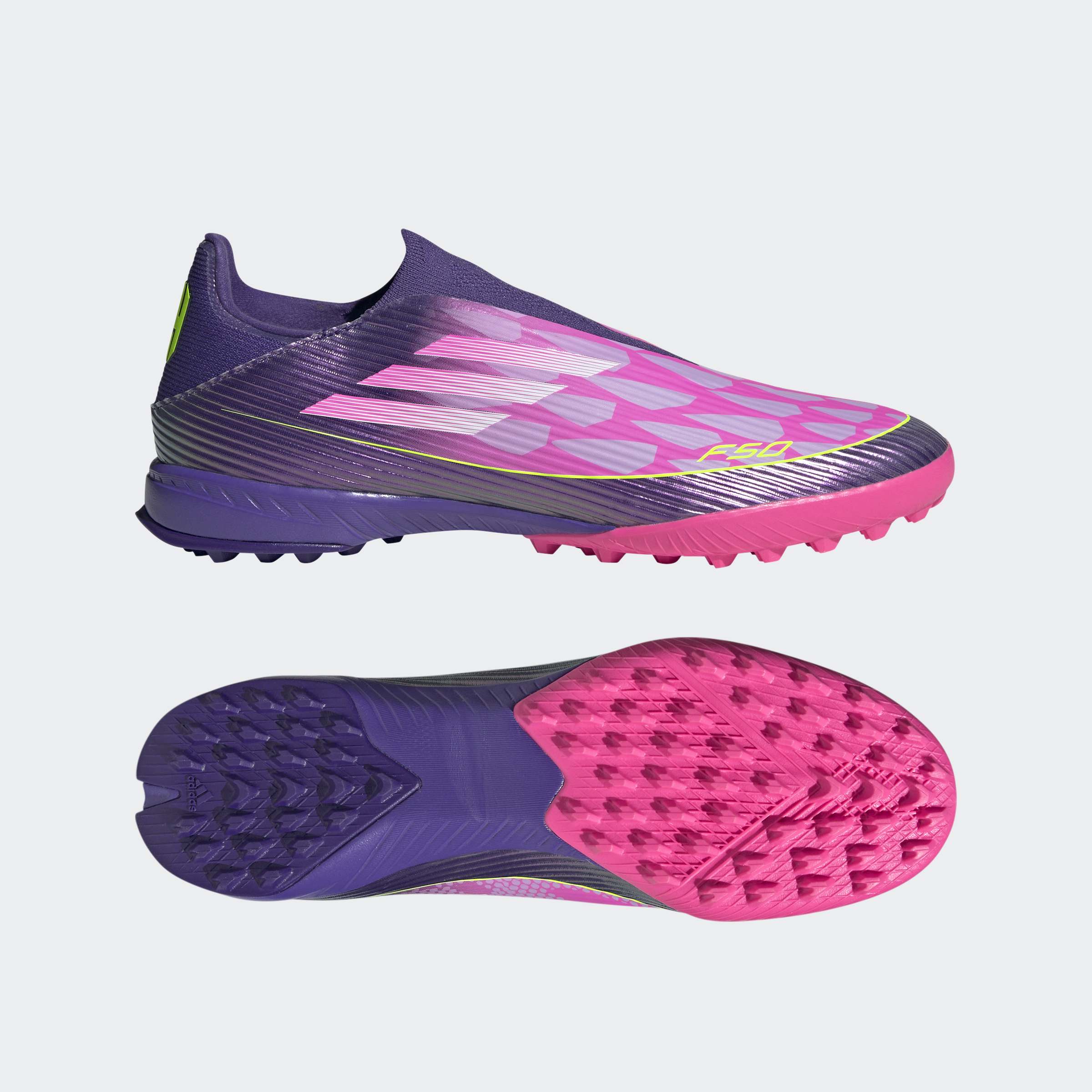 adidas F50 LEAGUE LAMINE YAMAL Laceless Turf Boots – FC Soccer