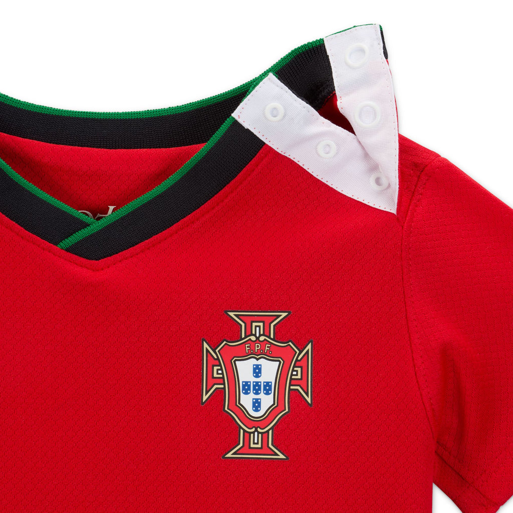 Portugal 2024 Stadium Home Baby/Toddler Nike 3-Piece Kit