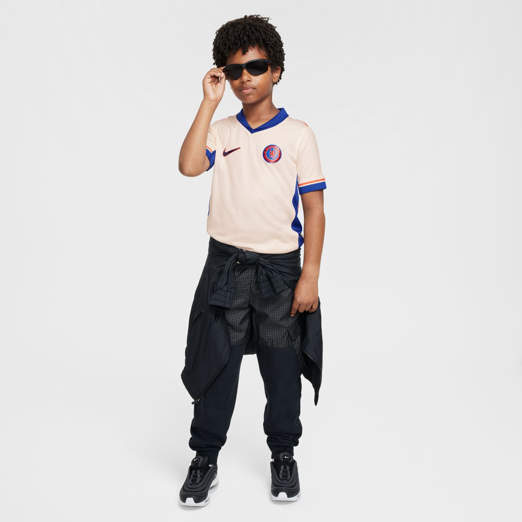 Chelsea FC 2024/25 Stadium Away Big Kids’ Nike Dri-FIT Soccer Replica Jersey