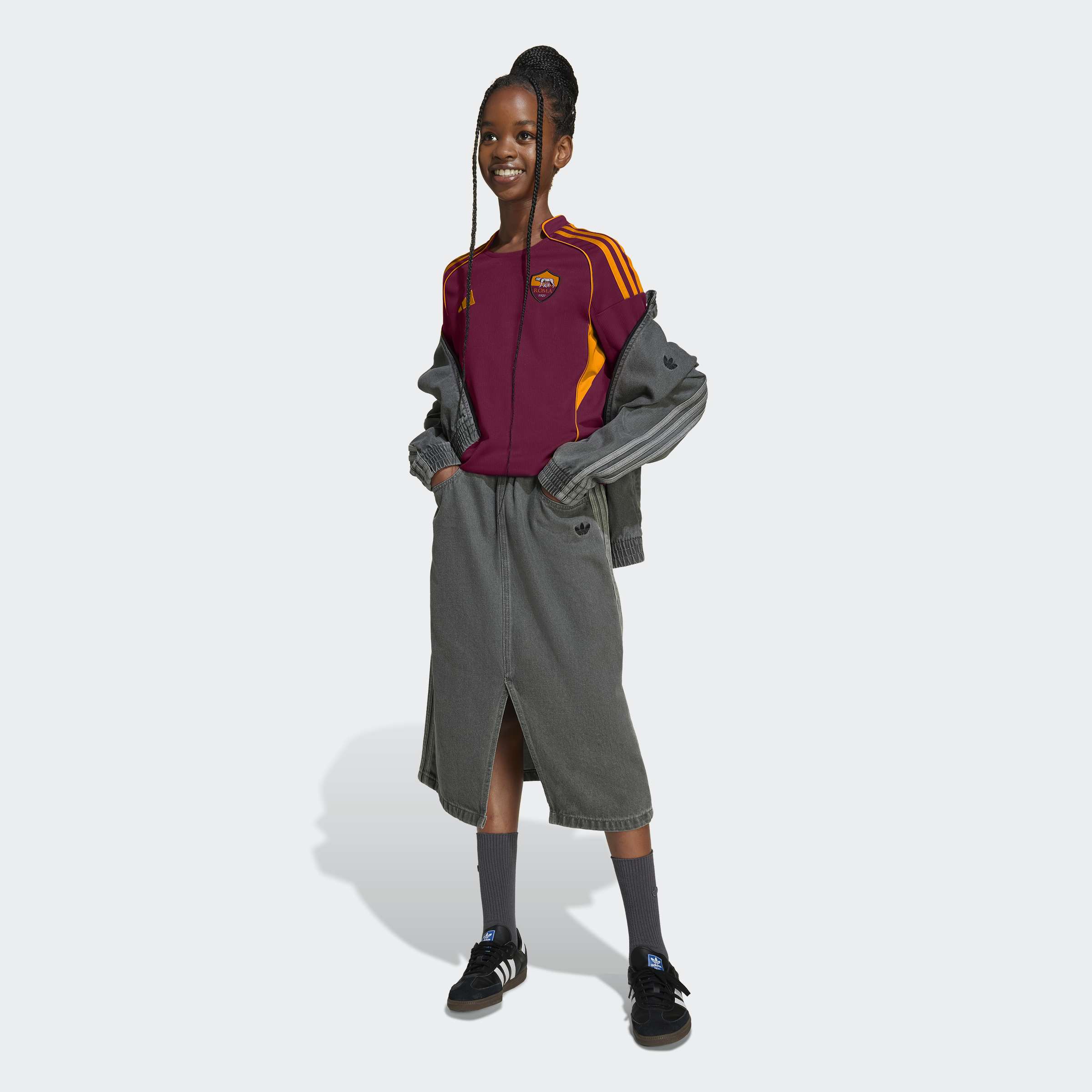 adidas AS Roma 25/26 Home Jersey Kids