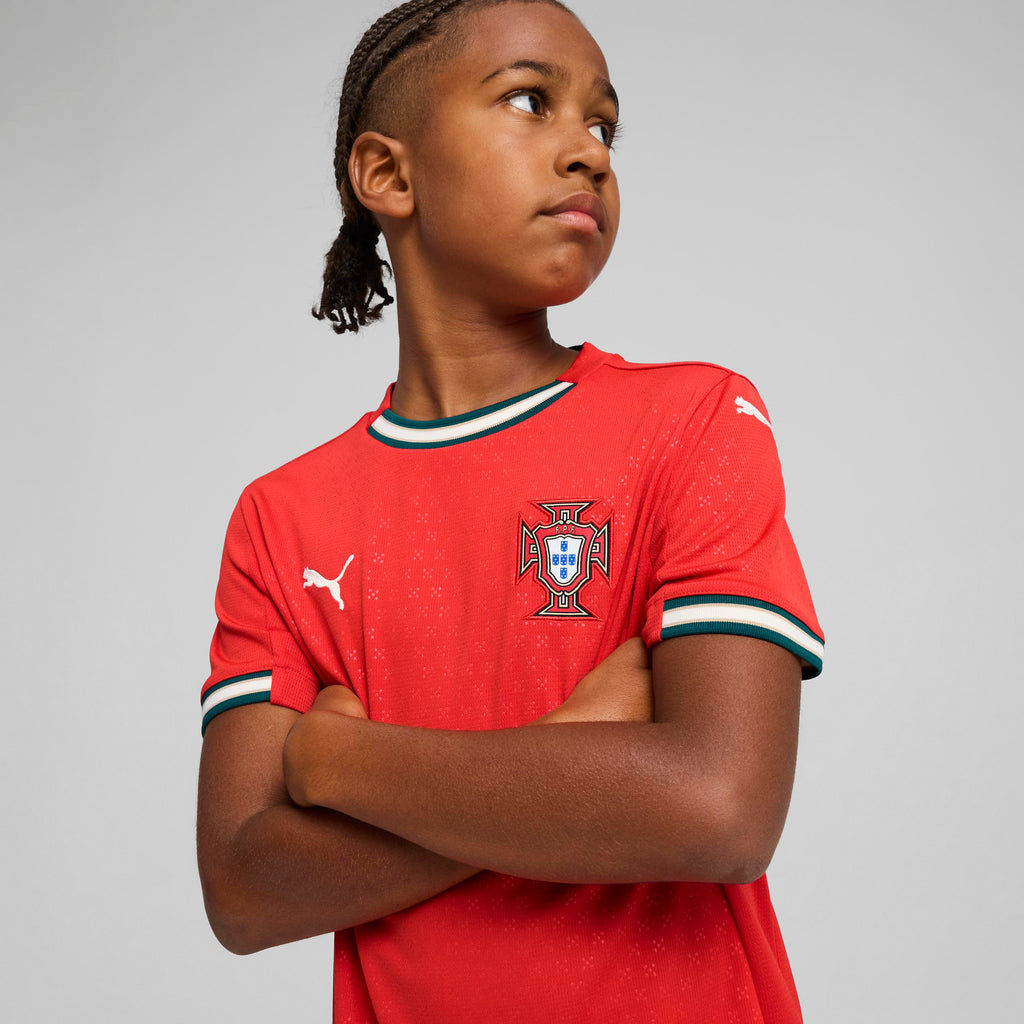 PUMA Portugal 2025 Home Big Kids' Replica Soccer Jersey