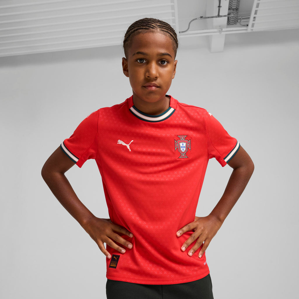 PUMA Portugal 2025 Home Big Kids' Replica Soccer Jersey