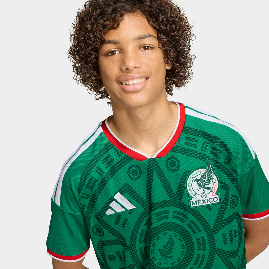 adidas Mexico 26 Home Kids Jersey