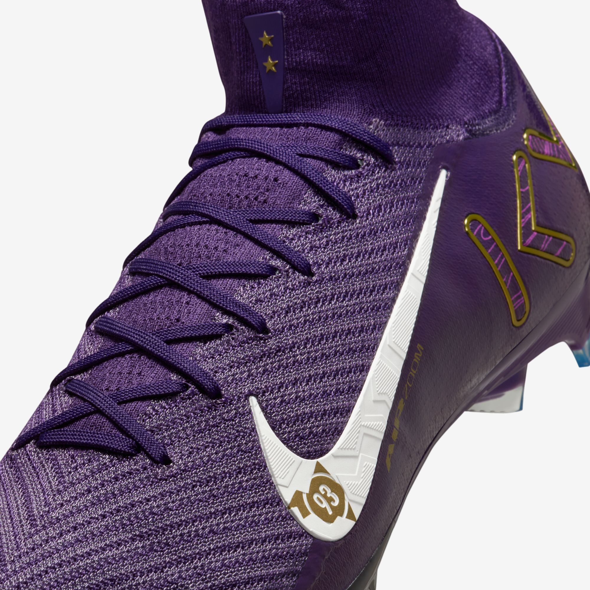 Kylian Mbappé Nike Mercurial Superfly 10 Elite Firm-Ground High-Top Soccer Cleats