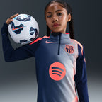 FC Barcelona Strike Third Big Kids' Nike Dri-FIT Total 90 Pre-Match Drill Top