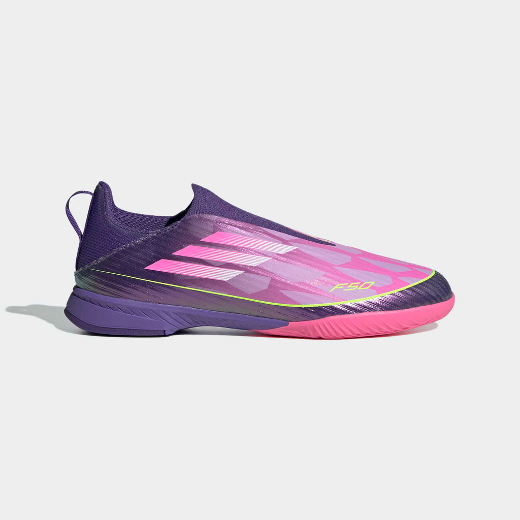 adidas F50 LEAGUE LAMINE YAMAL Laceless Indoor Football Boots Kids