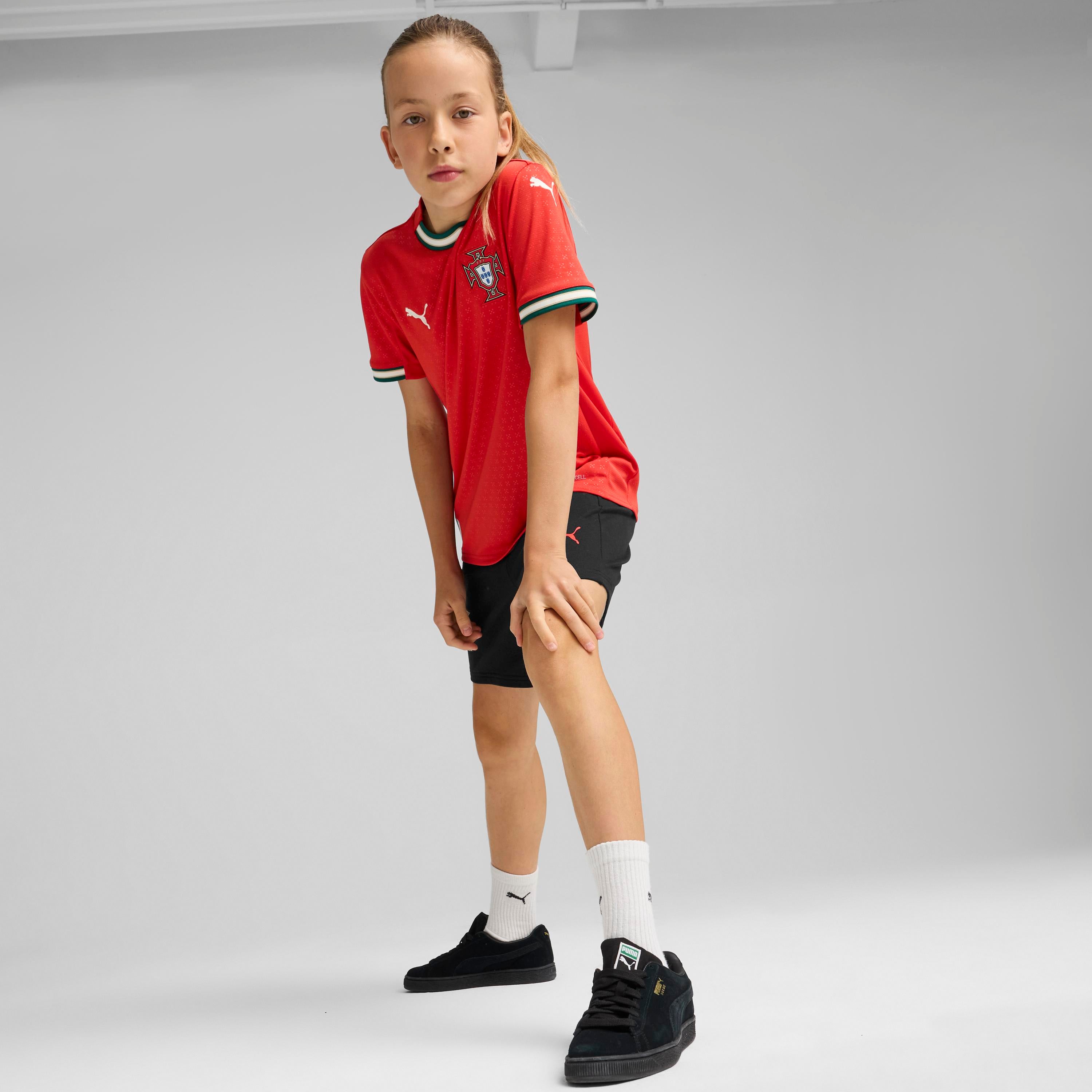 PUMA Portugal '25 Home Replica Big Kids' Jersey