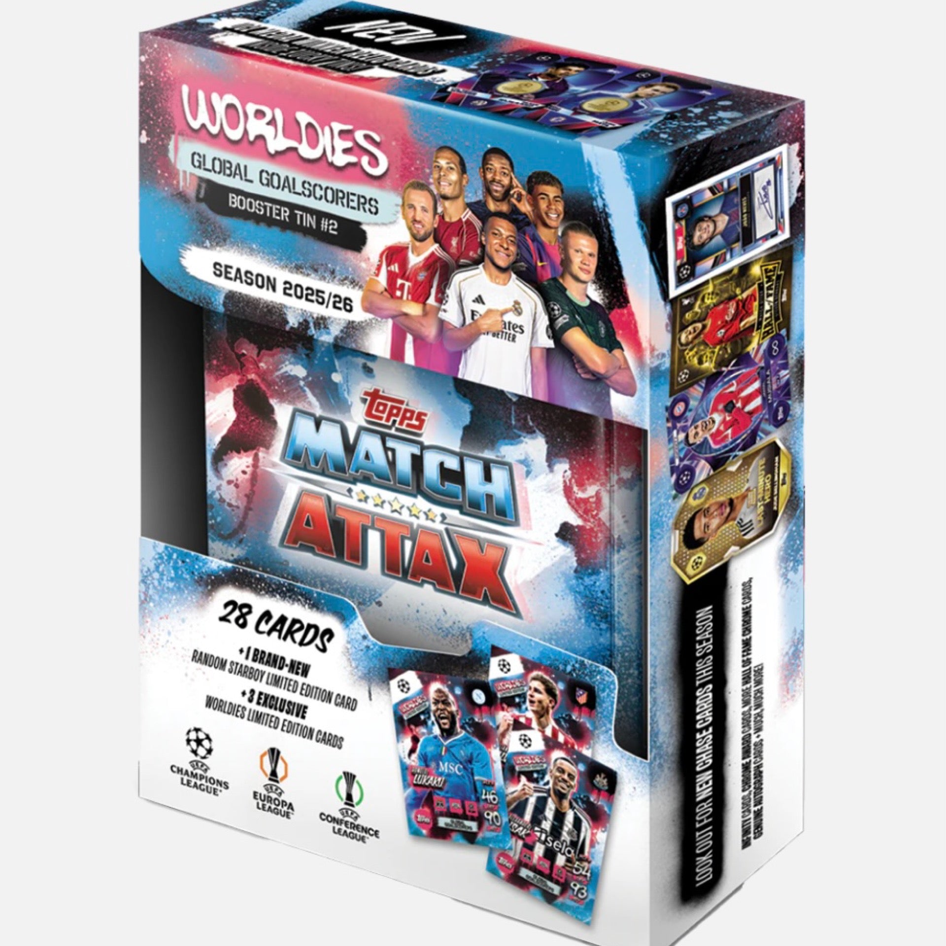 topps UCC Match Attax 2025/26 - Mini Tin #2 - Global Goalscorers