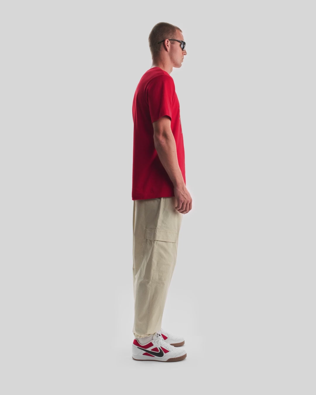 Canada Nike Fanwear Collection Men's Football Cotton Short-Sleeve T-Shirt