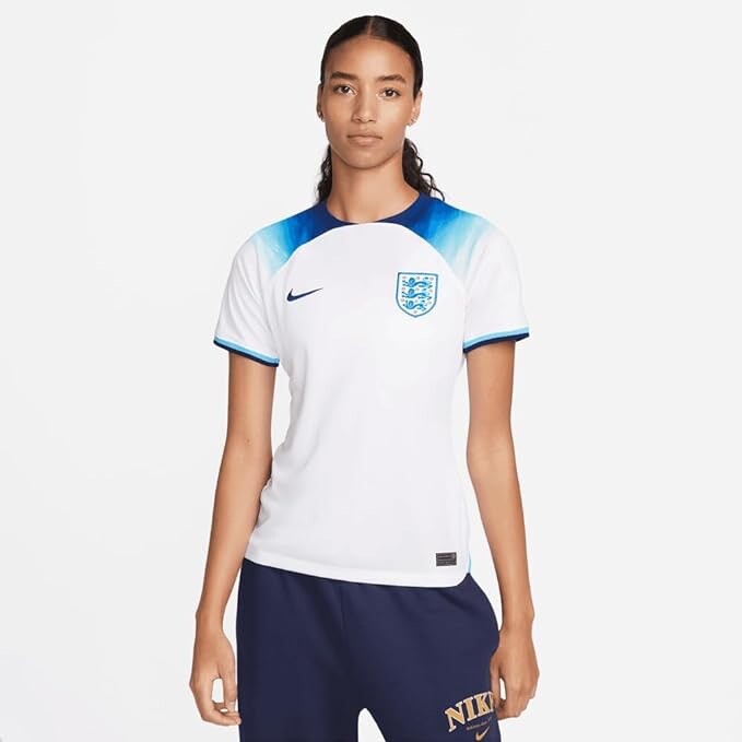 England 2022/23 Stadium Home Women's Nike Dri-FIT Soccer Replica Jersey
